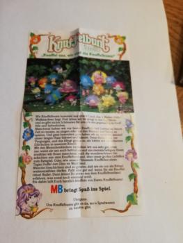 Knuffelbunt Hörspielkassettenflyer 950001.4 Europa /MB Spiele